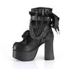 DemoniaCult - CHARADE110 Platform Boots - Black Product image